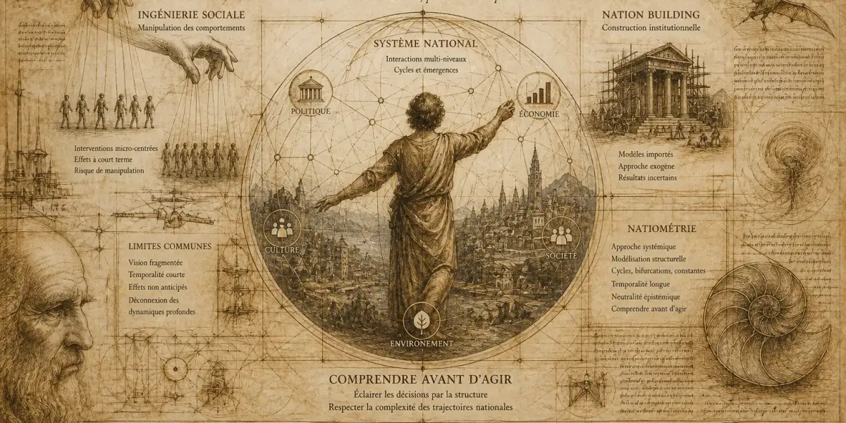 Comprendre plutôt que manipuler : la Natiométrie entre ingénierie sociale et Nation Building.