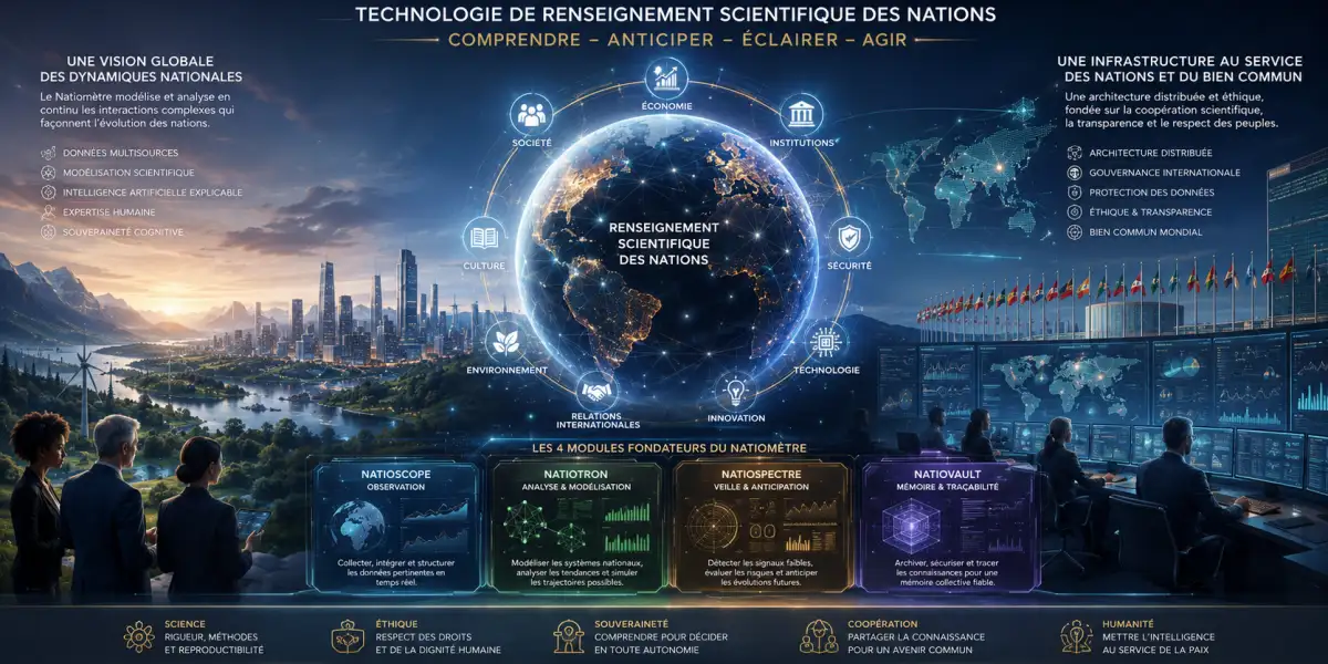 Le Natiomètre : technologie de renseignement scientifique des nations.