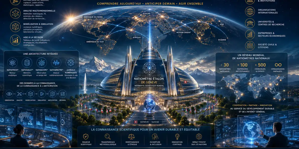 LE NATIOMÈTRE® Infrastructure scientifique et technologique internationale au service des Nations et de la paix dans le monde.