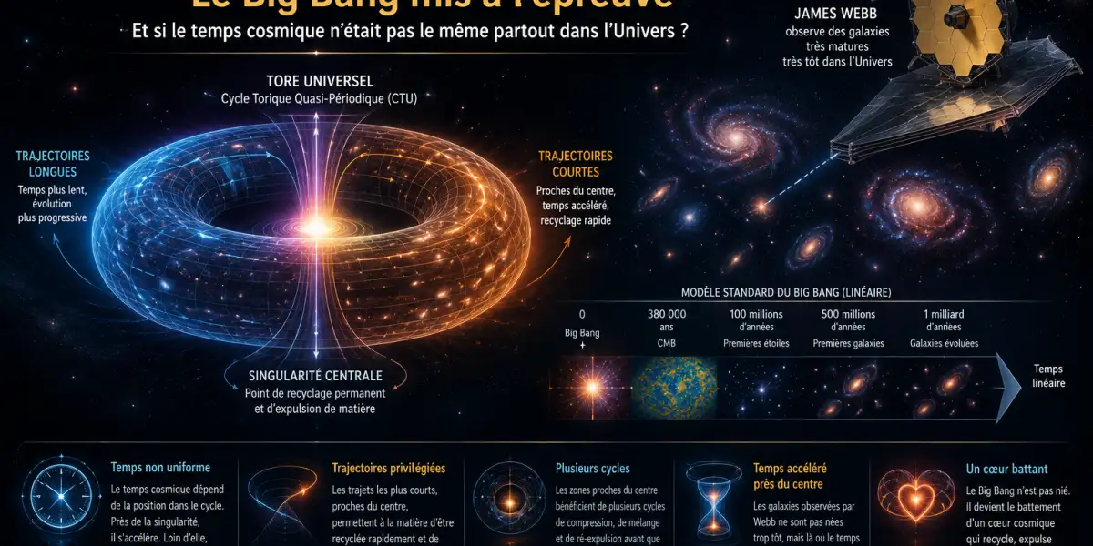 Les galaxies trop vieilles du James Webb : Le Big Bang mis à l’épreuve. Par Riadh Djaffar MELLAH.
