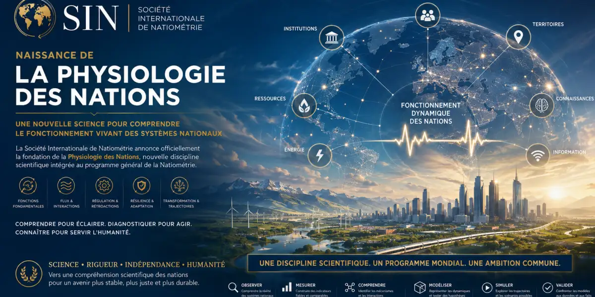 RÉFÉRENTIEL SCIENTIFIQUE DE LA PHYSIOLOGIE DES NATIONS.