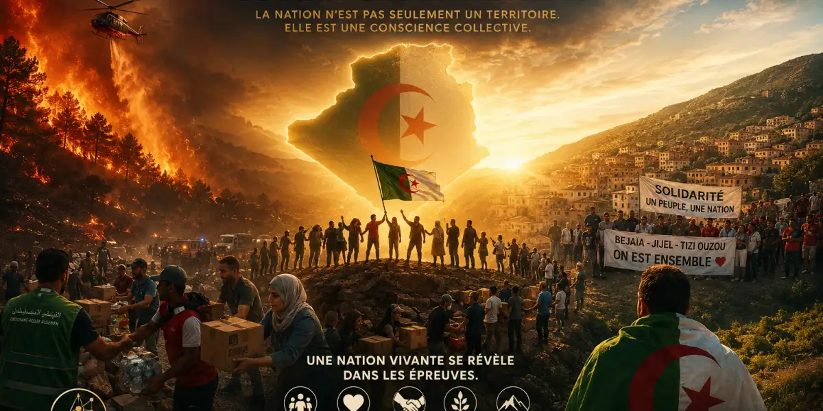 Quand l’Algérie brûle, le peuple fait Nation.