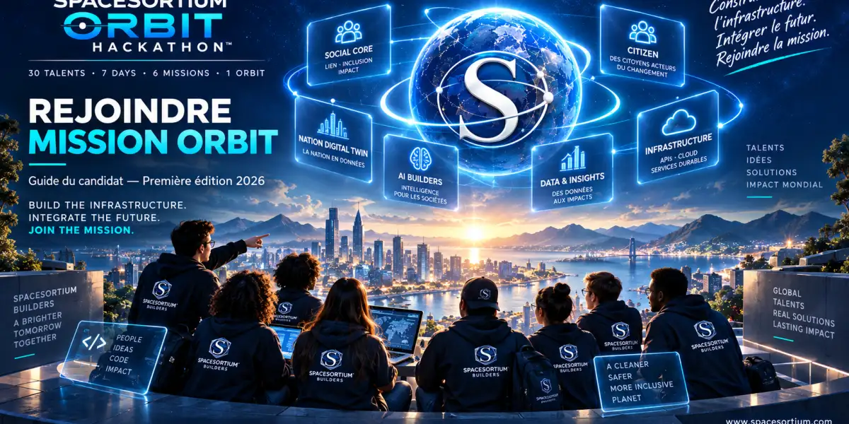 REJOINDRE MISSION ORBIT. HACKATHON. Guide du candidat — Première édition 2026