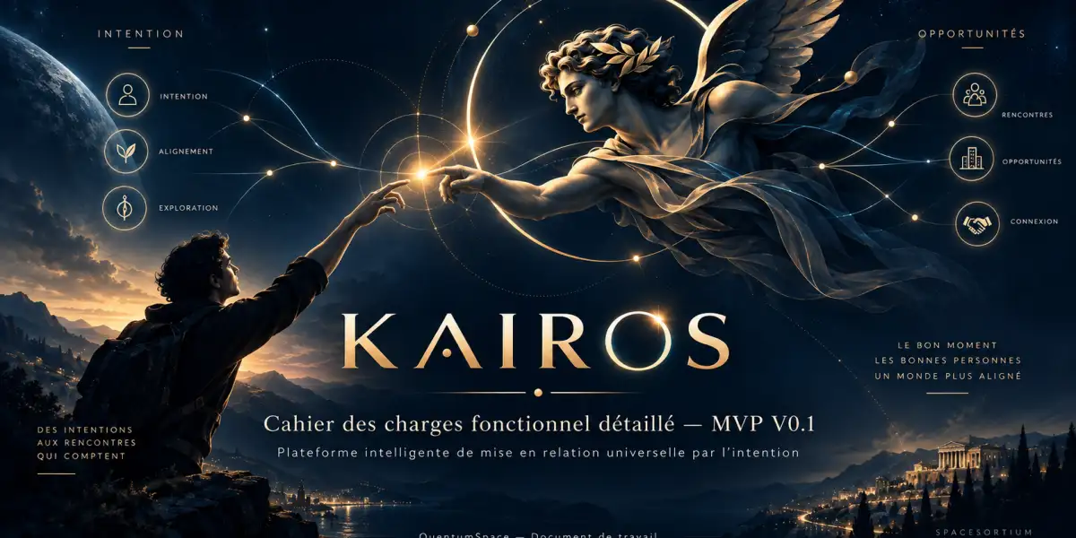 KAIROS Cahier des charges fonctionnel détaillé — MVP V0.1.