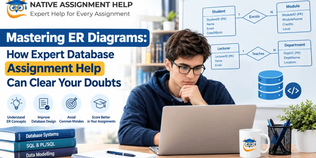 Mastering ER Diagrams: How Expert Database Assignment Help Can Clear Your Doubts