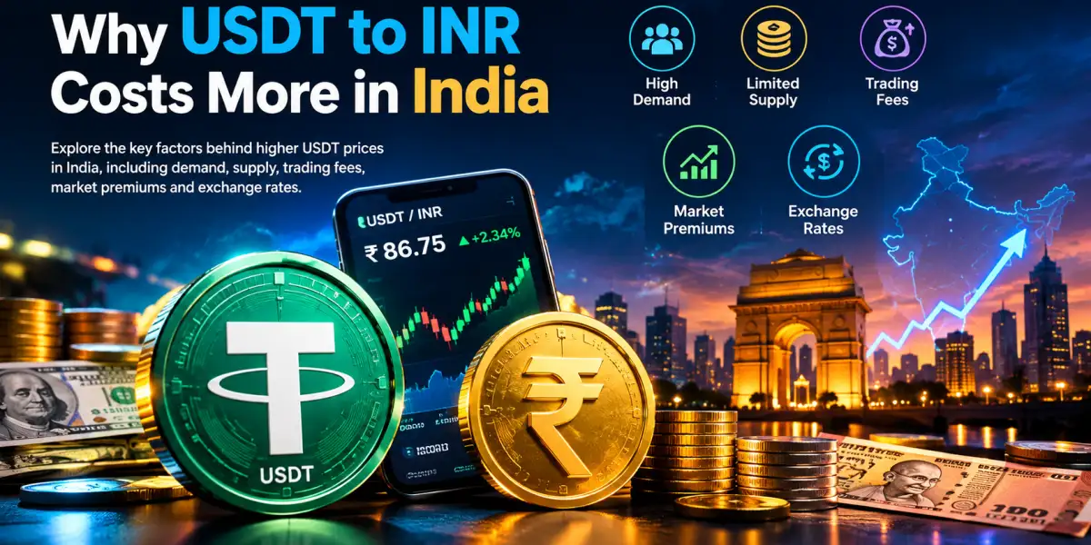 Why USDT to INR Costs More in India | #usdttoinr